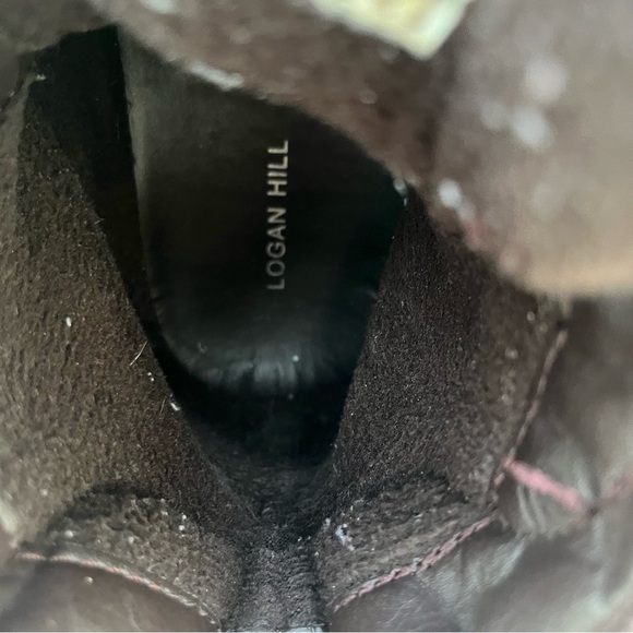 Logan Hill Take A Hike Men's Brown Leather Hiking Trail Boots - Picture 14 of 16